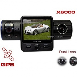 антирадар (радар-детектор) Автомобильный видеорегистратор  Car DVR x6000 Dual антирадар (радар-детектор) Автомобильный видеорегистратор  Car DVR x6000 Dual